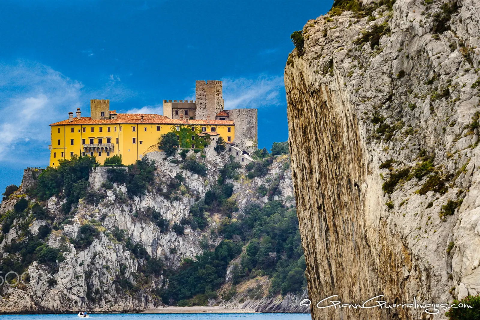 Duino Castle on the cliffs above the Adriatic