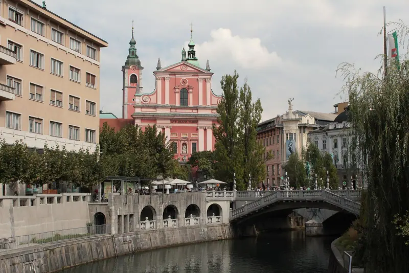 The Triple Bridge in Ljubljana
