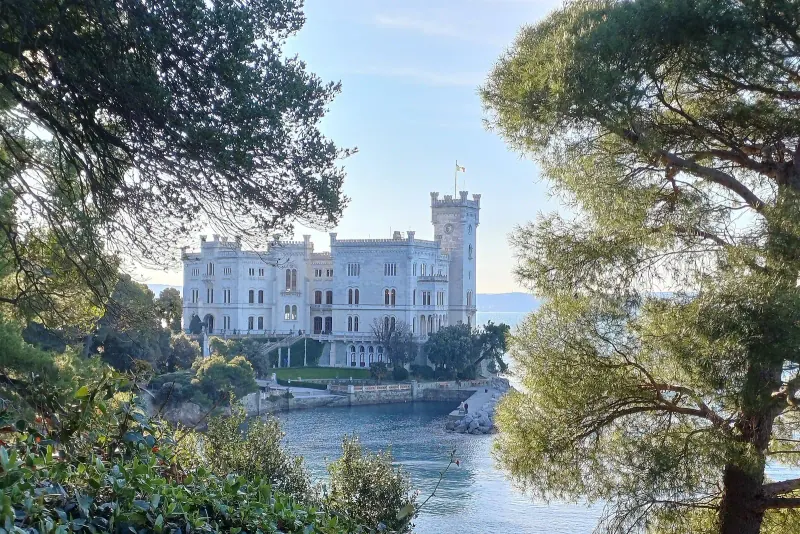 Miramare Castle on the Gulf of Trieste