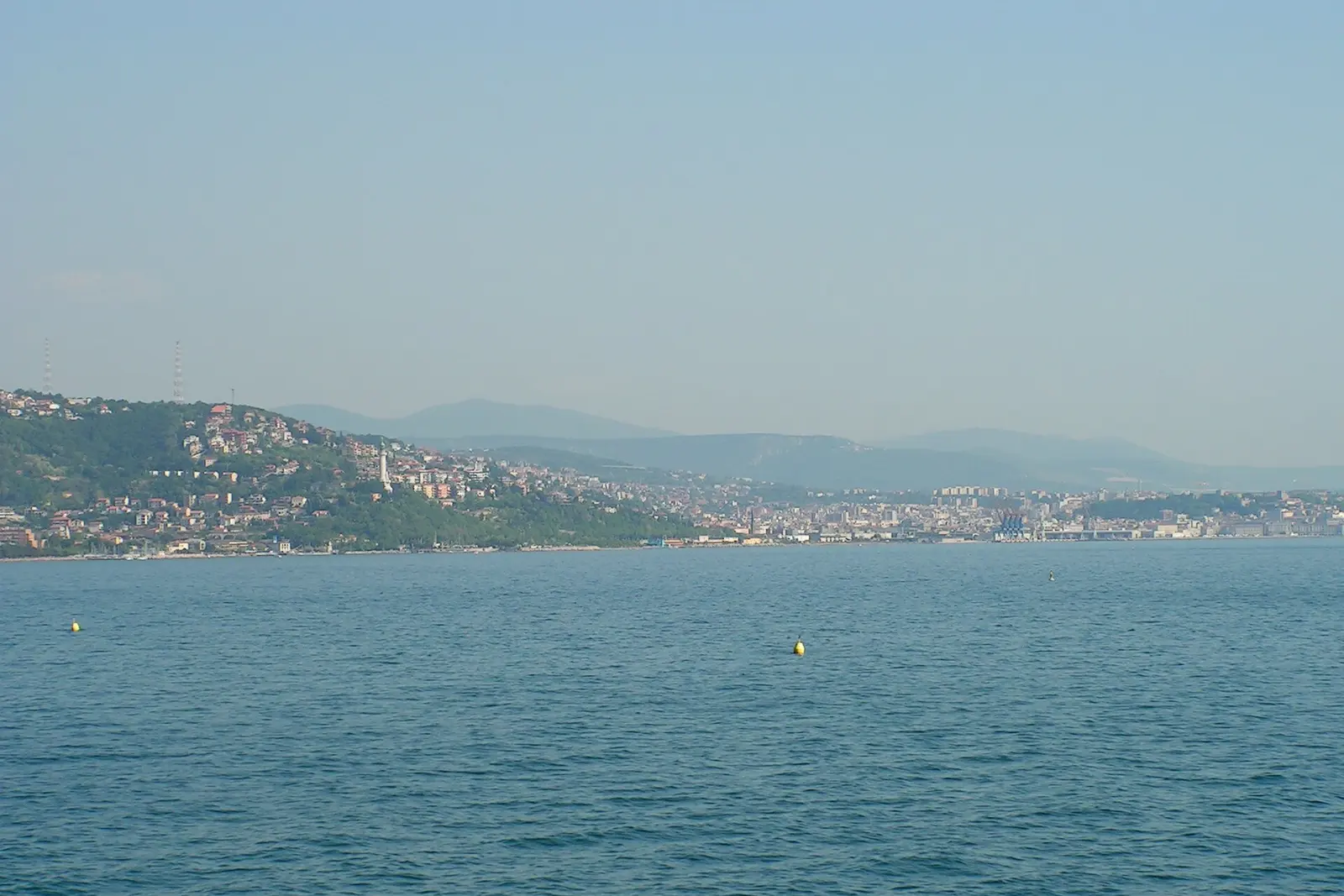 A panorama over Trieste and its gulf