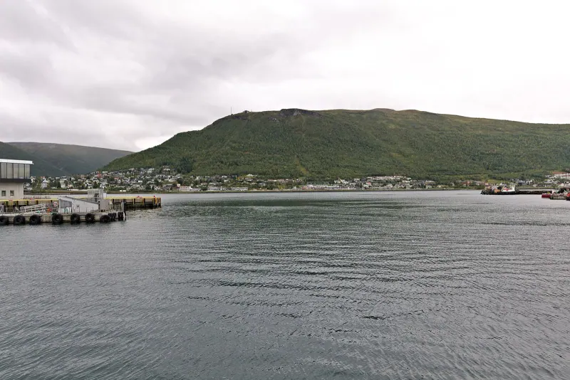 Tromso harbour and the Arctic Cathedral