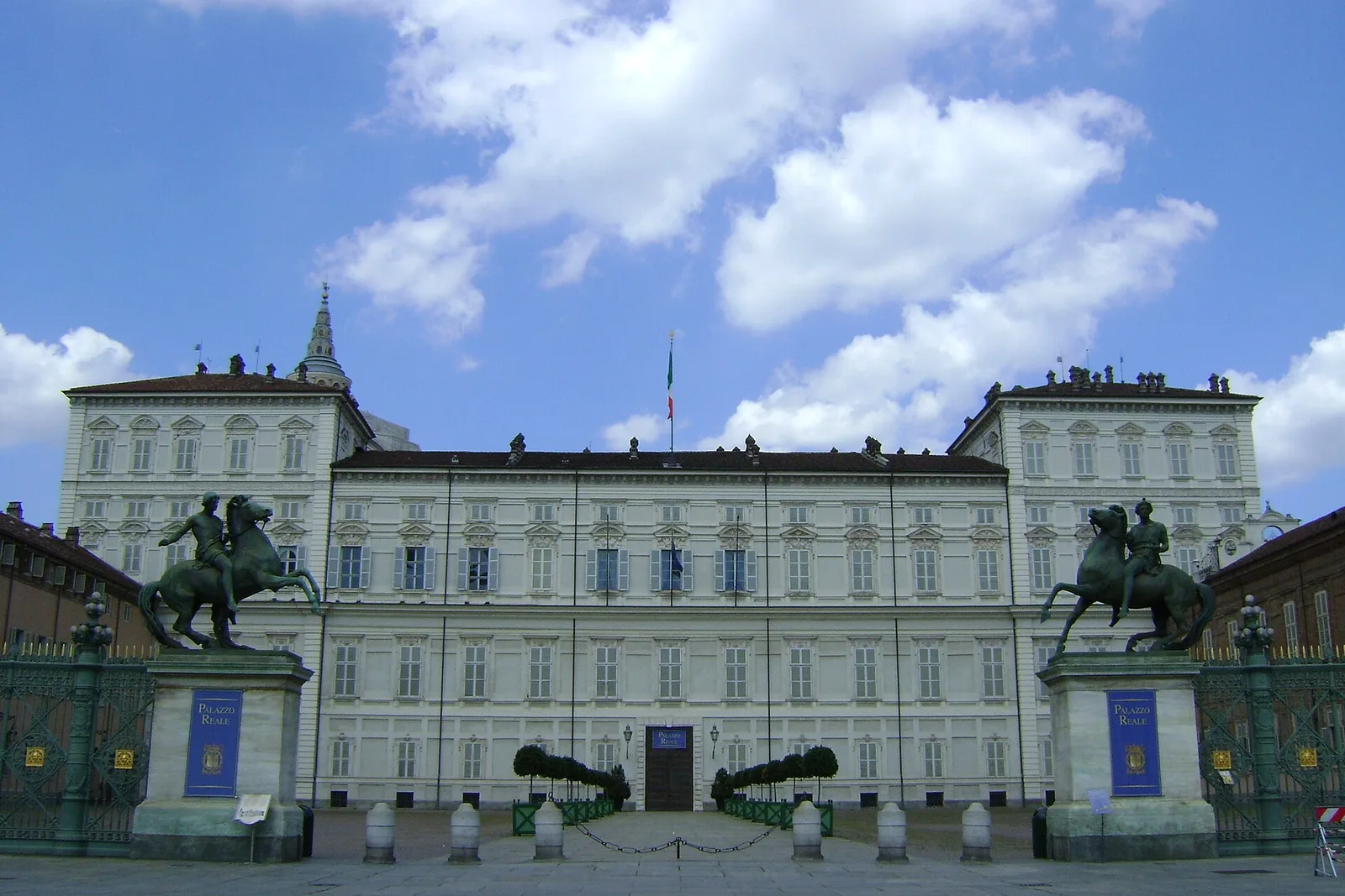 The facade of the Royal Palace of Turin
