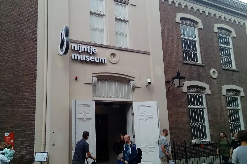 Sign outside the Miffy Museum in Utrecht