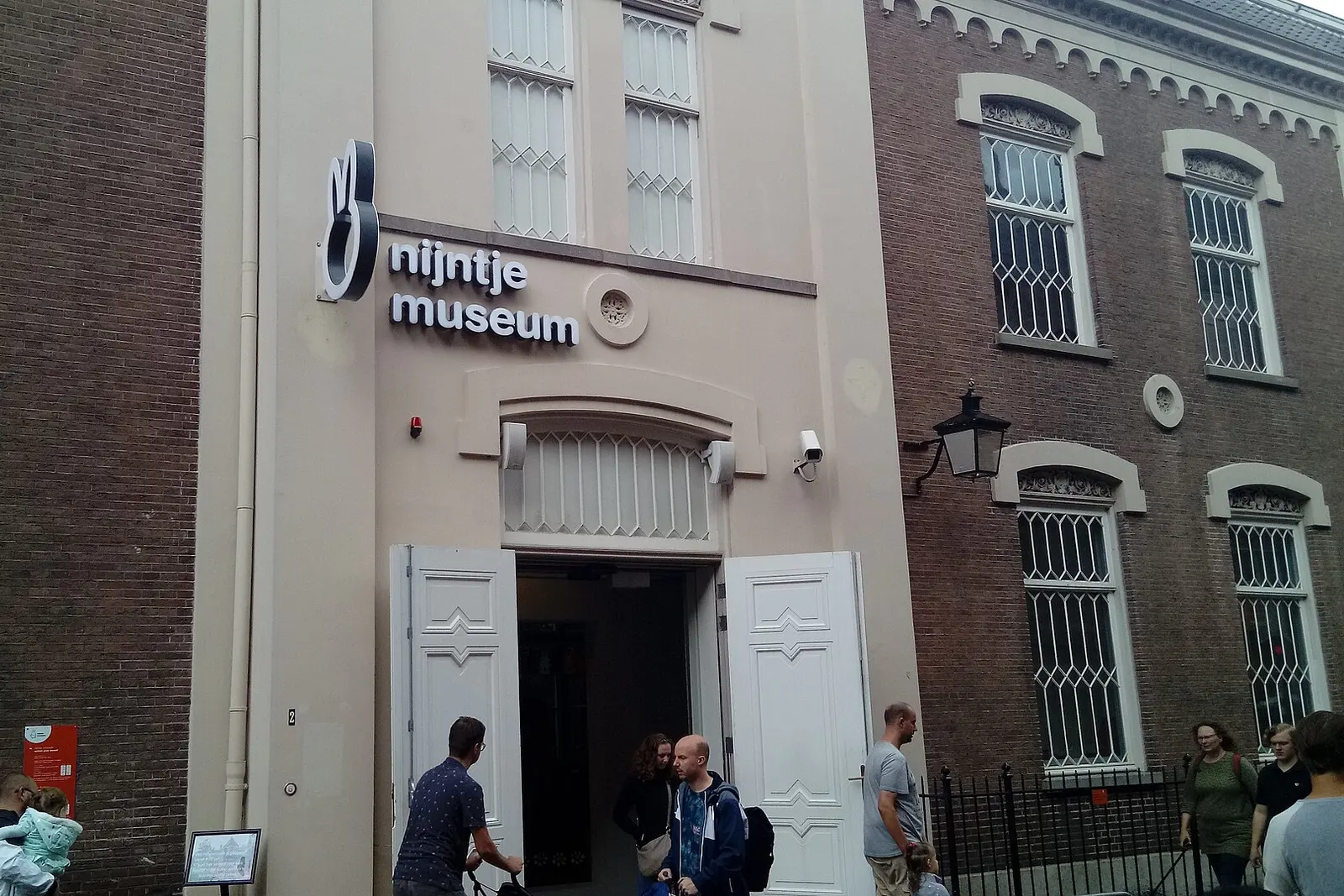 Sign outside the Miffy Museum in Utrecht