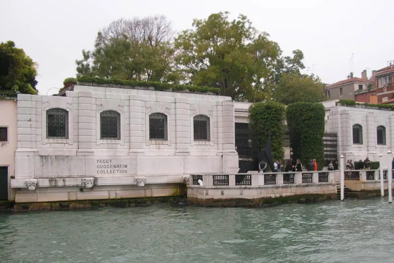 The Peggy Guggenheim Collection's palazzo on the Grand Canal