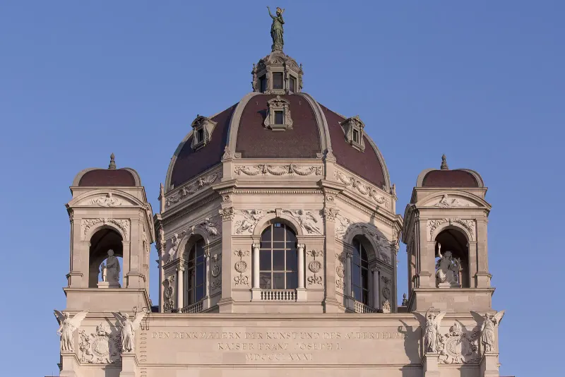 The exterior of the Kunsthistorisches Museum in Vienna