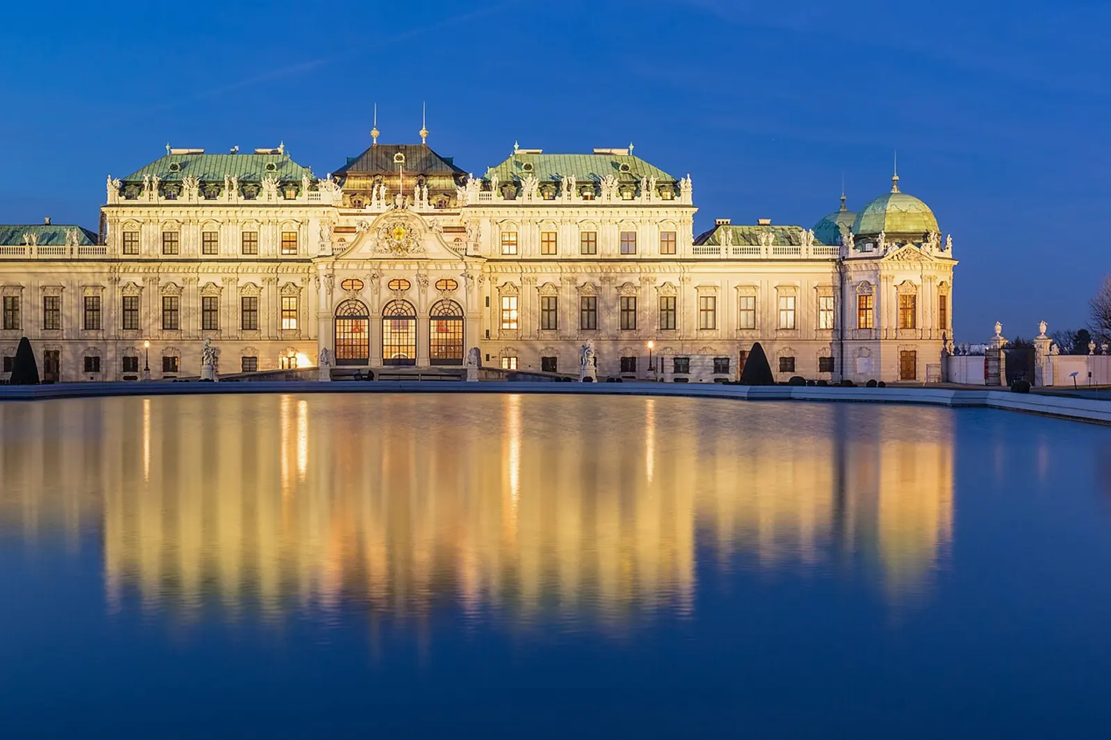 The Upper Belvedere palace in Vienna