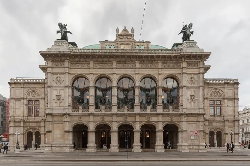 The Vienna State Opera building on the Ring