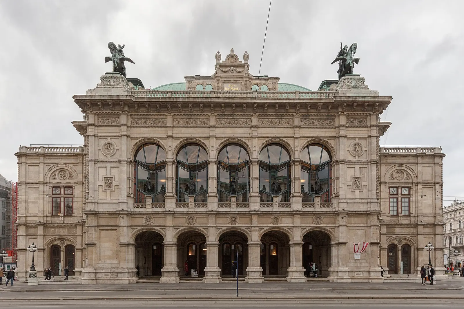 The Vienna State Opera building on the Ring