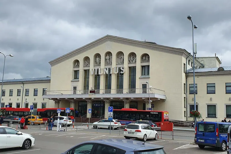 The terminal at Vilnius Airport