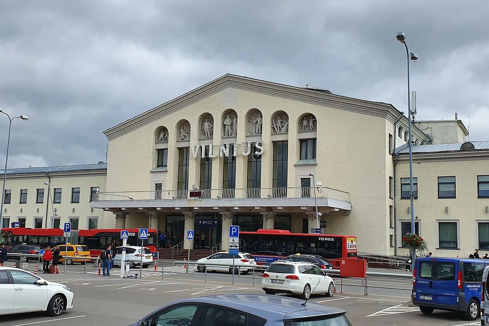 The terminal at Vilnius Airport