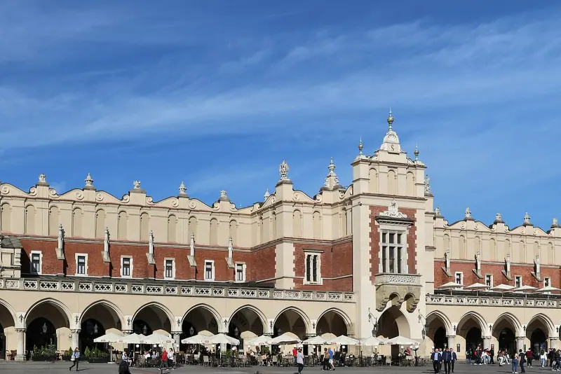 Cloth Hall on the main square in Krakow
