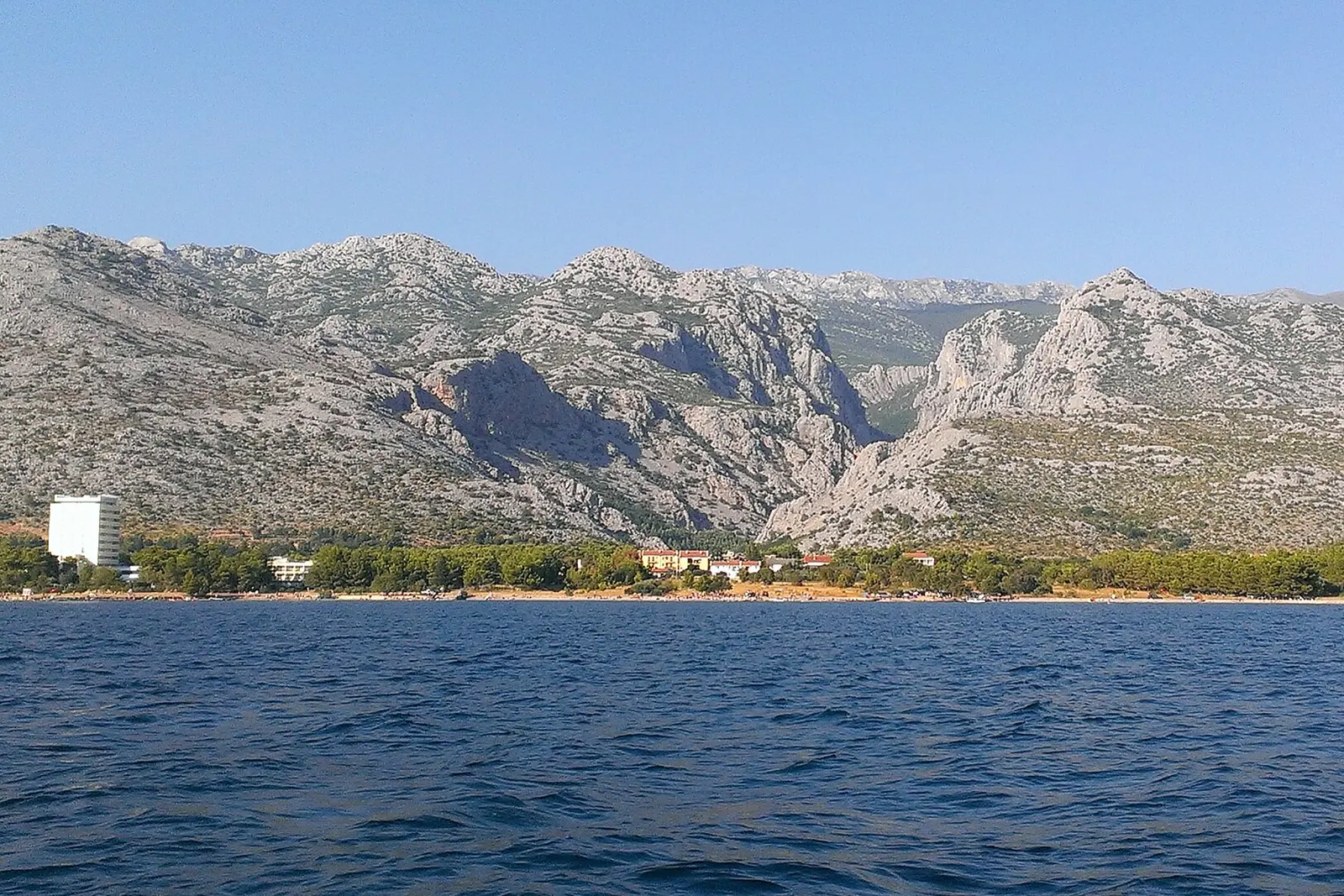 The sheer canyon walls of Paklenica National Park