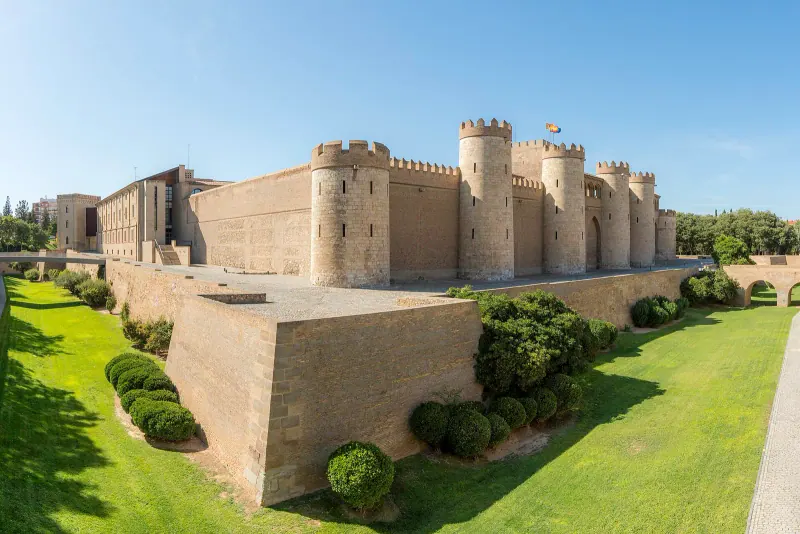 The Aljaferia Palace in Zaragoza